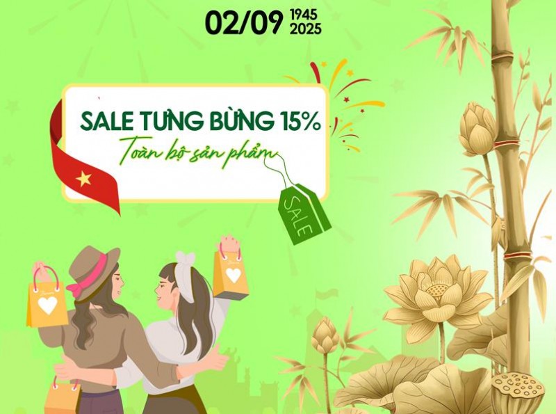 Chương trình khuyến mãi chào mừng Quốc khánh của Bimore Light Cosmetics