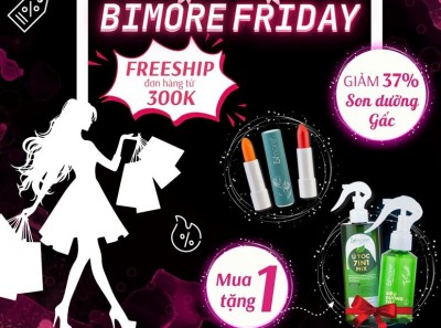 Chương trình Black Friday của Bimore Light Cosmetics 